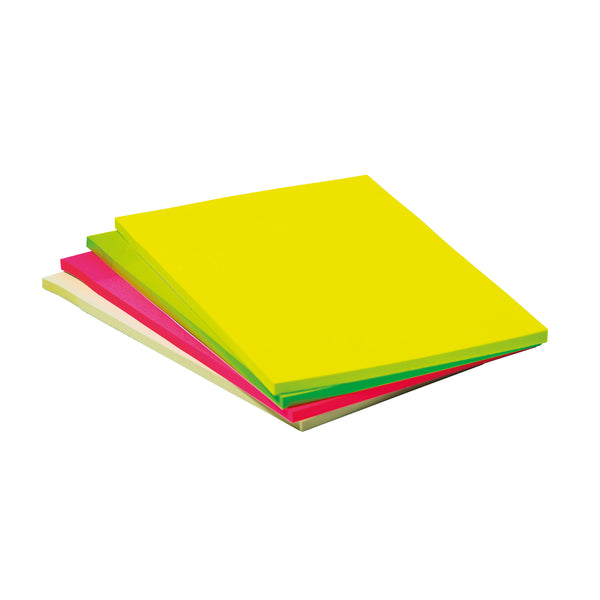 Q-connect Extra Sticky Meeting Pads 101x150mm Assorted  (Pack of 4)