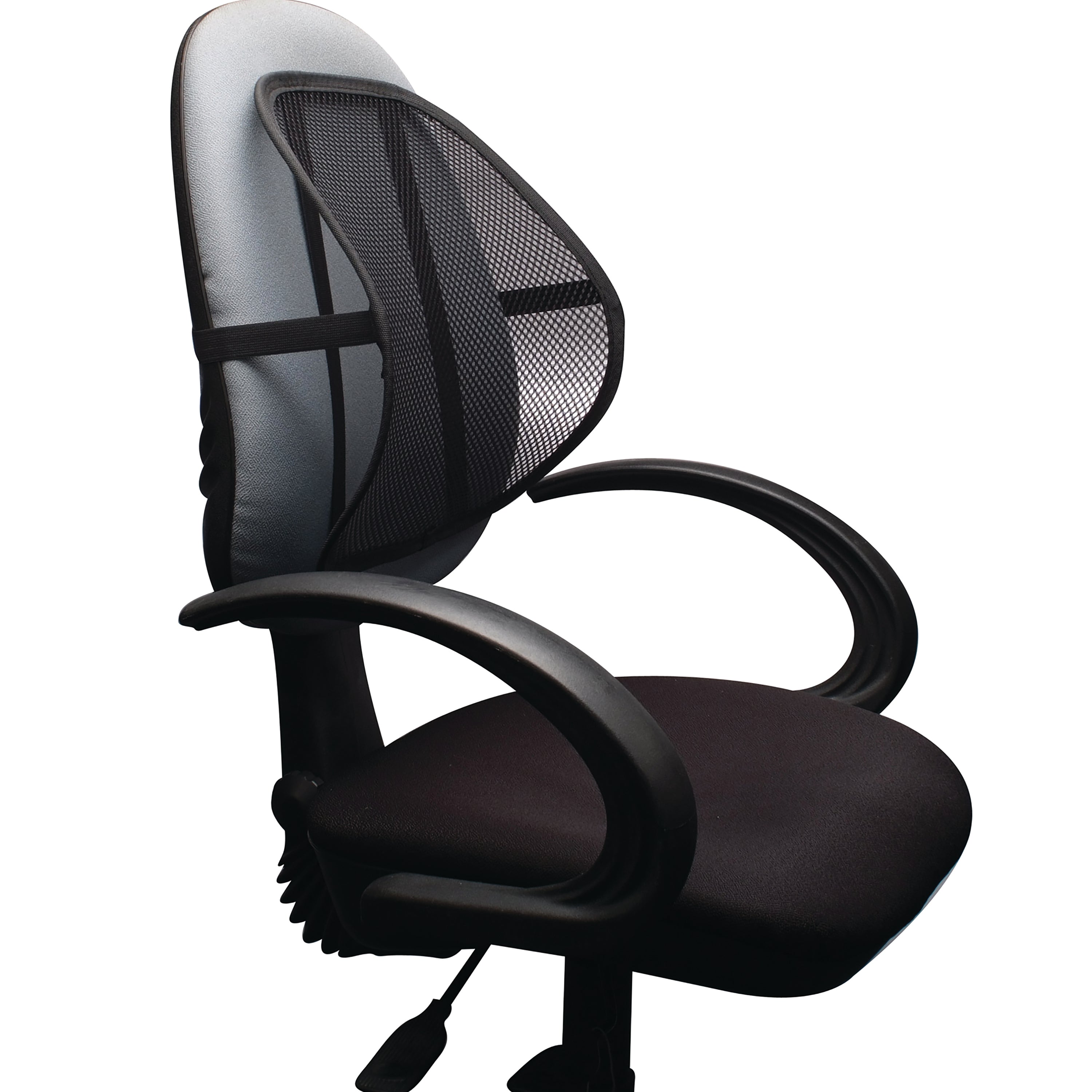 Q-Connect Mesh Back Support Black KF15413