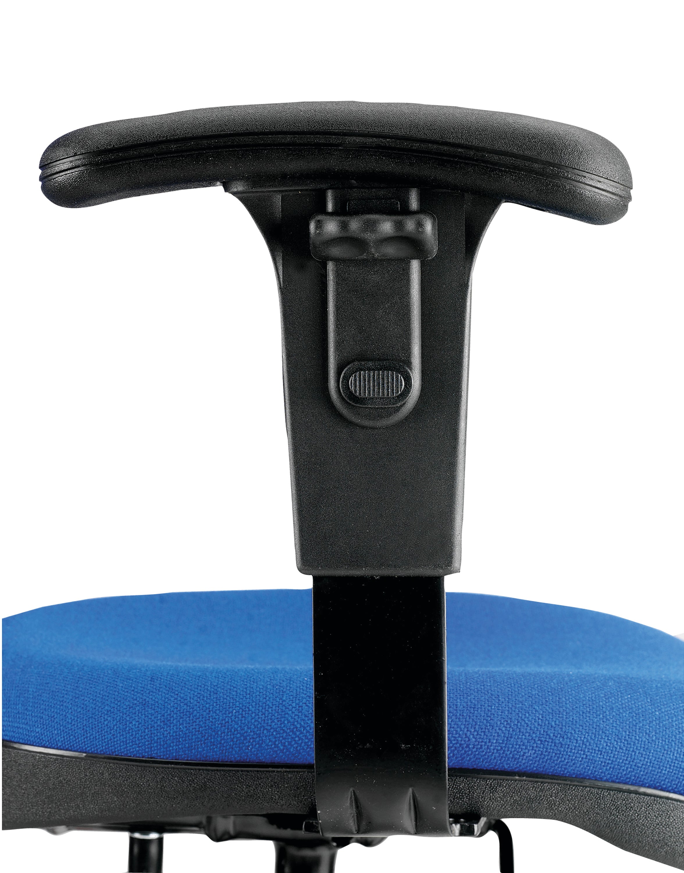 Jemini Adjustable Chair Arms 280x220x130mm Black â€“ (Pack of 2)