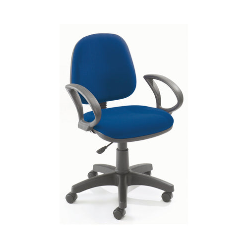 Jemini Medium Back Ergonomic Operator Chair 600x600x855-985mm Kf50171