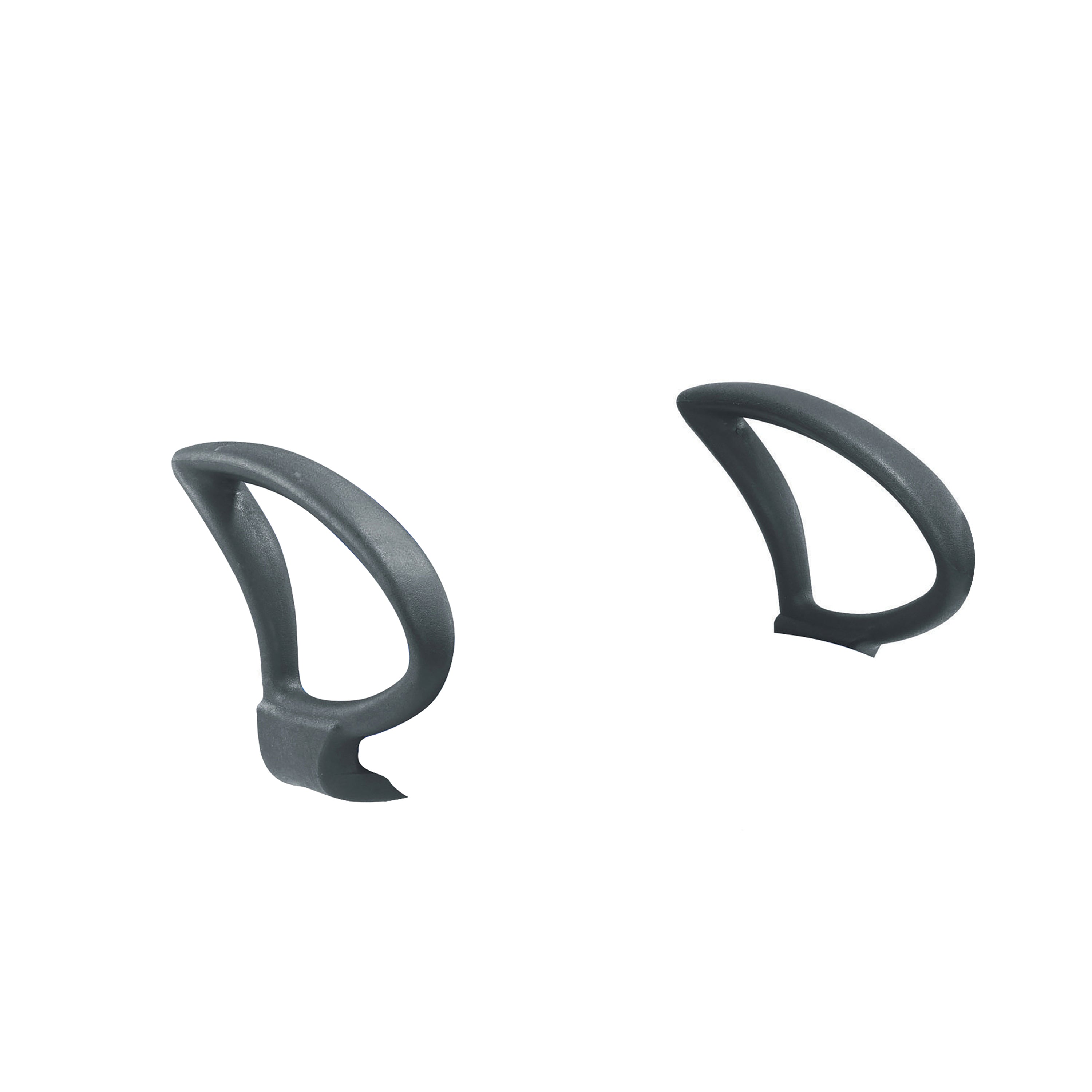 Jemini Fixed Loop Arms For Use With Sheaf Chairs 370x295x120mm Black â€“ (Pack of 2)
