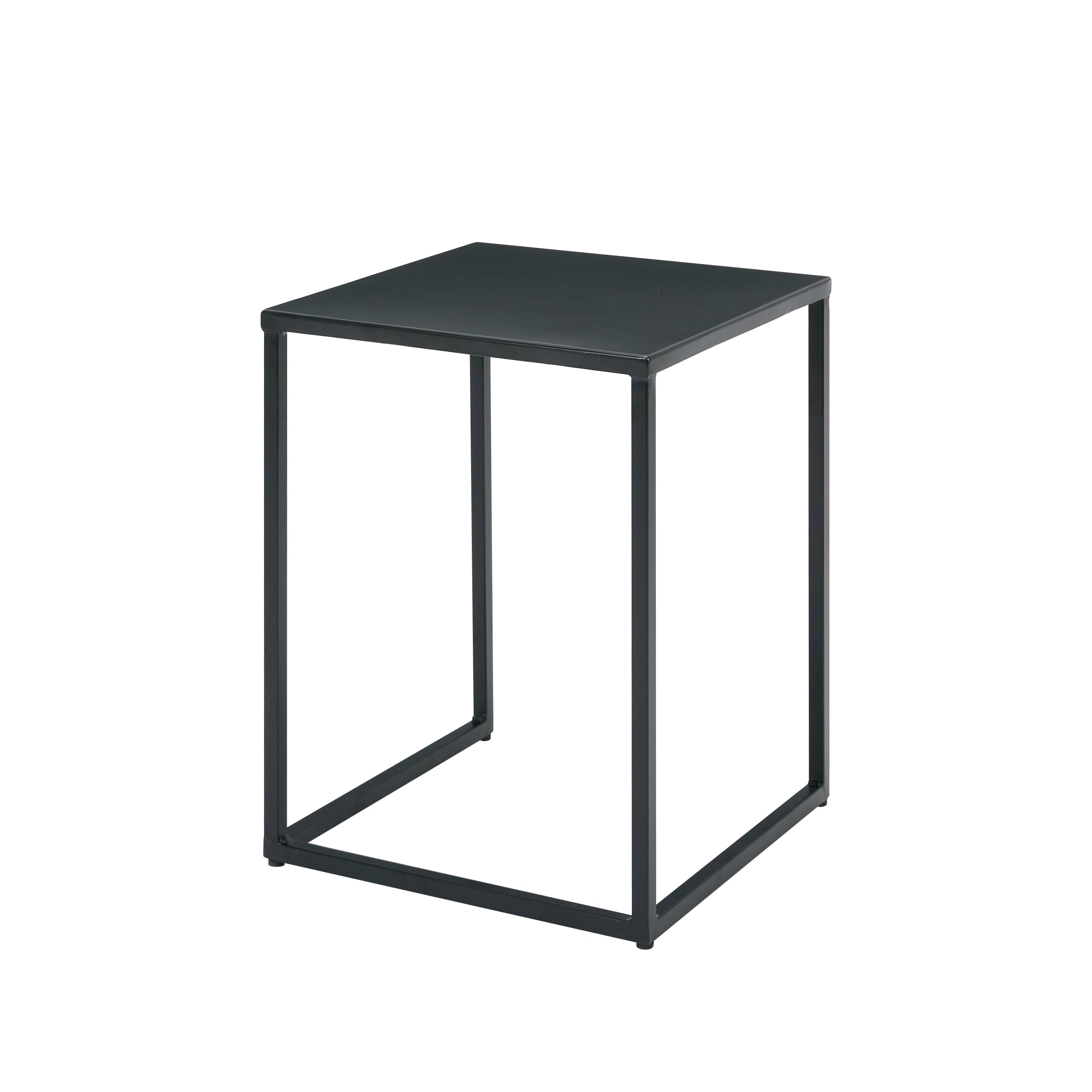 Jemini Cube Nest Coffee Tables Black Kf70316