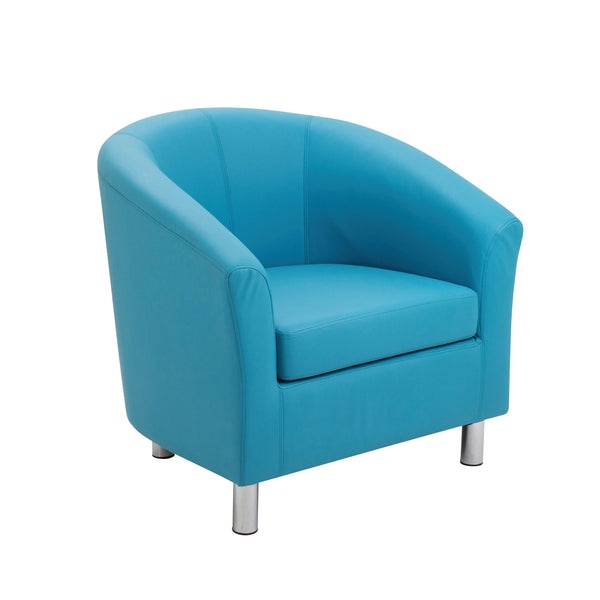 Jemini Tub Polyurethane Armchair Sky Blue Kf70351