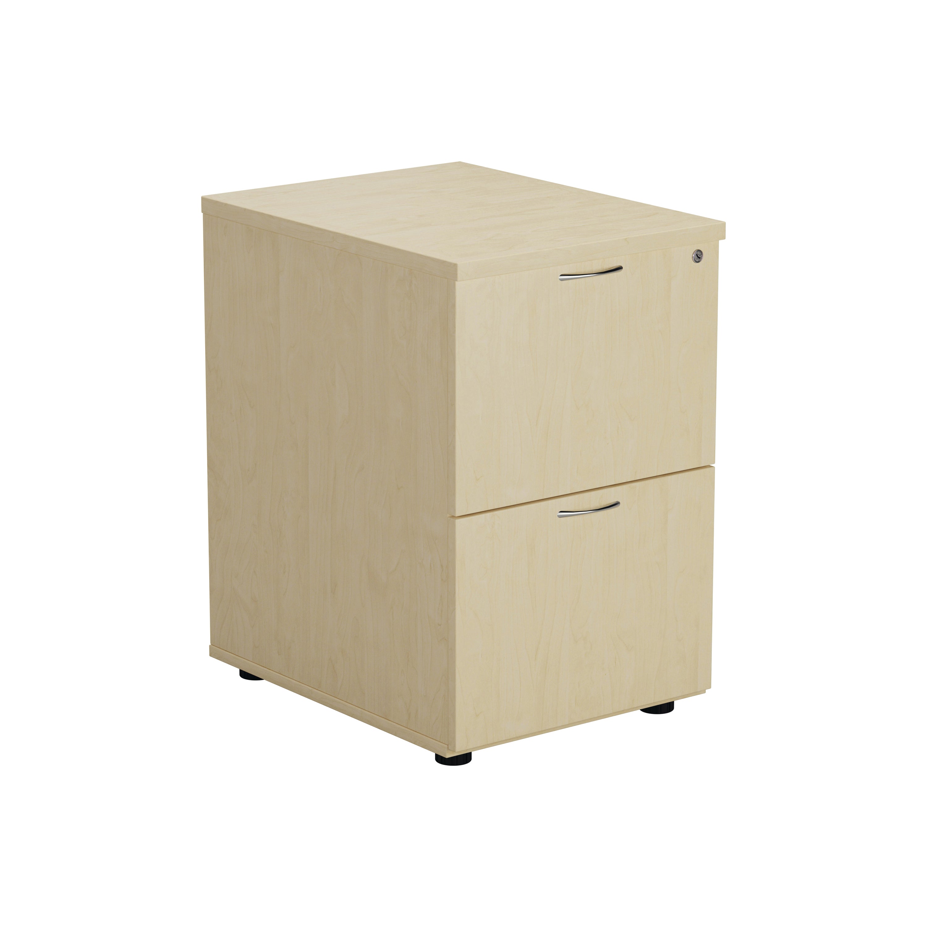 Jemini 2 Drawer Filing Cabinet 464x600x710mm Maple Kf71957