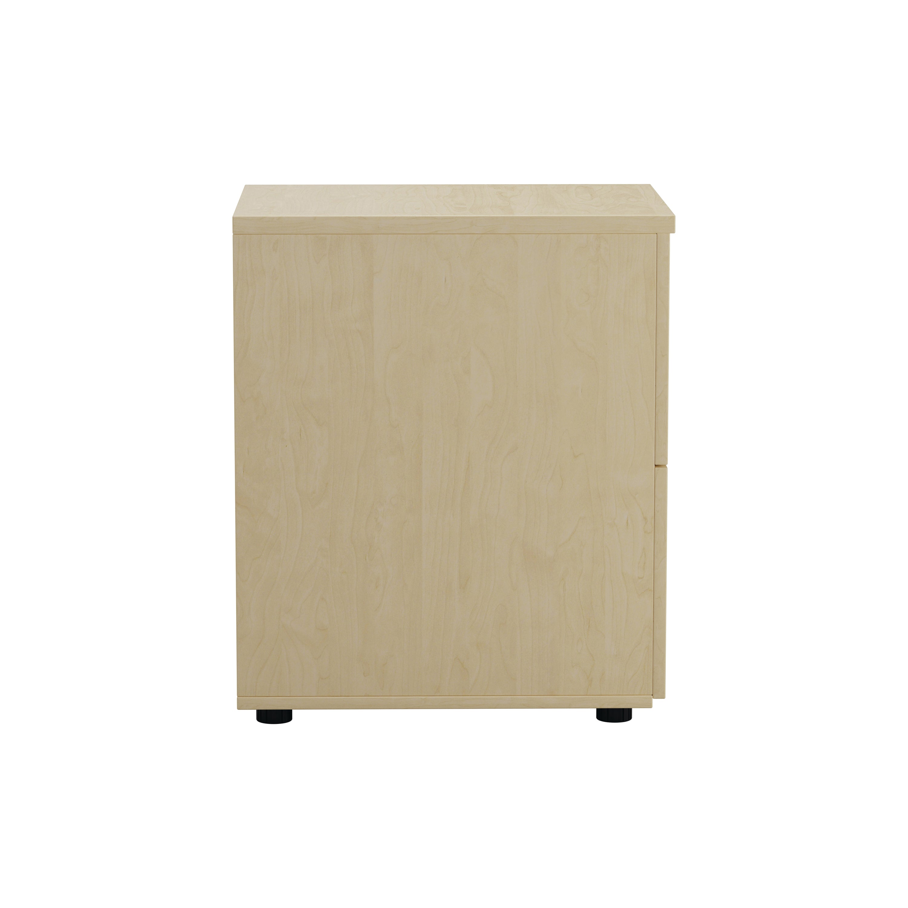 Jemini 2 Drawer Filing Cabinet 464x600x710mm Maple Kf71957
