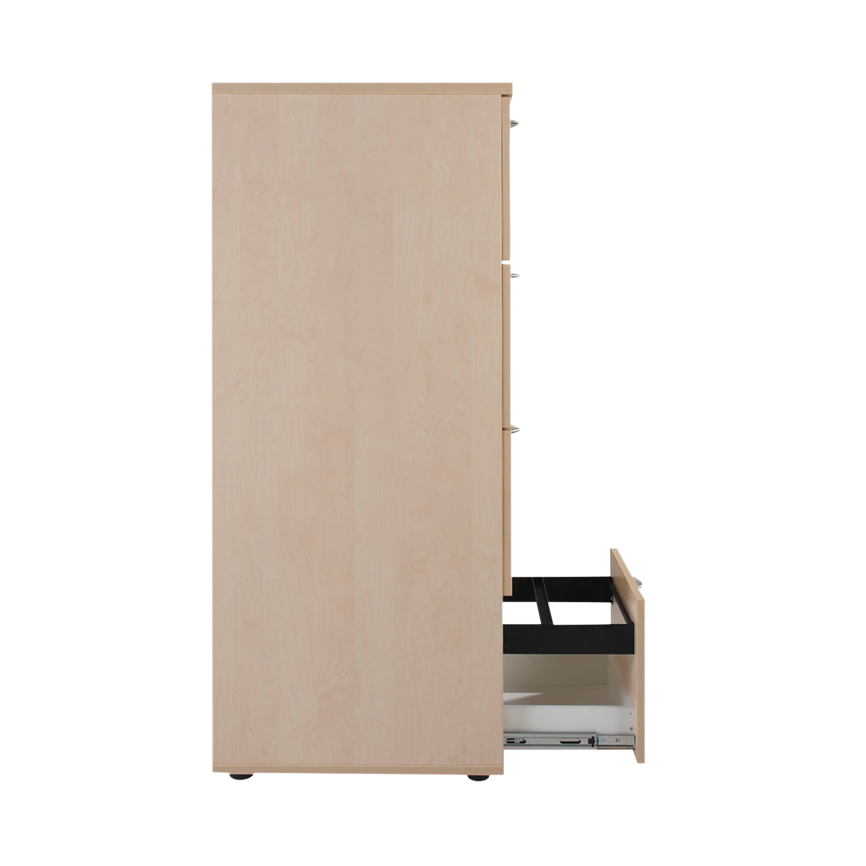 Jemini 4 Drawer Filing Cabinet 464x600x1365mm Maple Kf71960