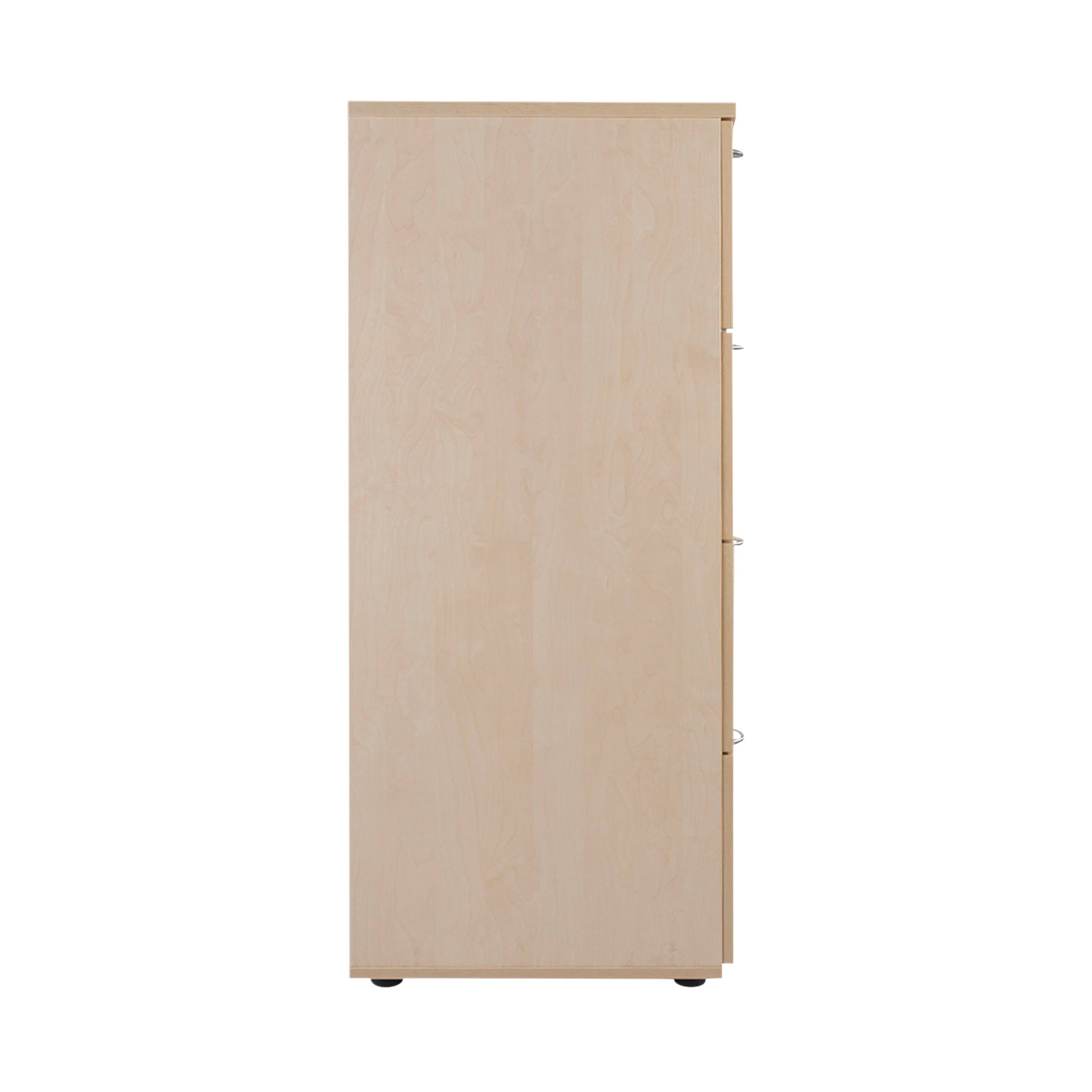 Jemini 4 Drawer Filing Cabinet 464x600x1365mm Maple Kf71960