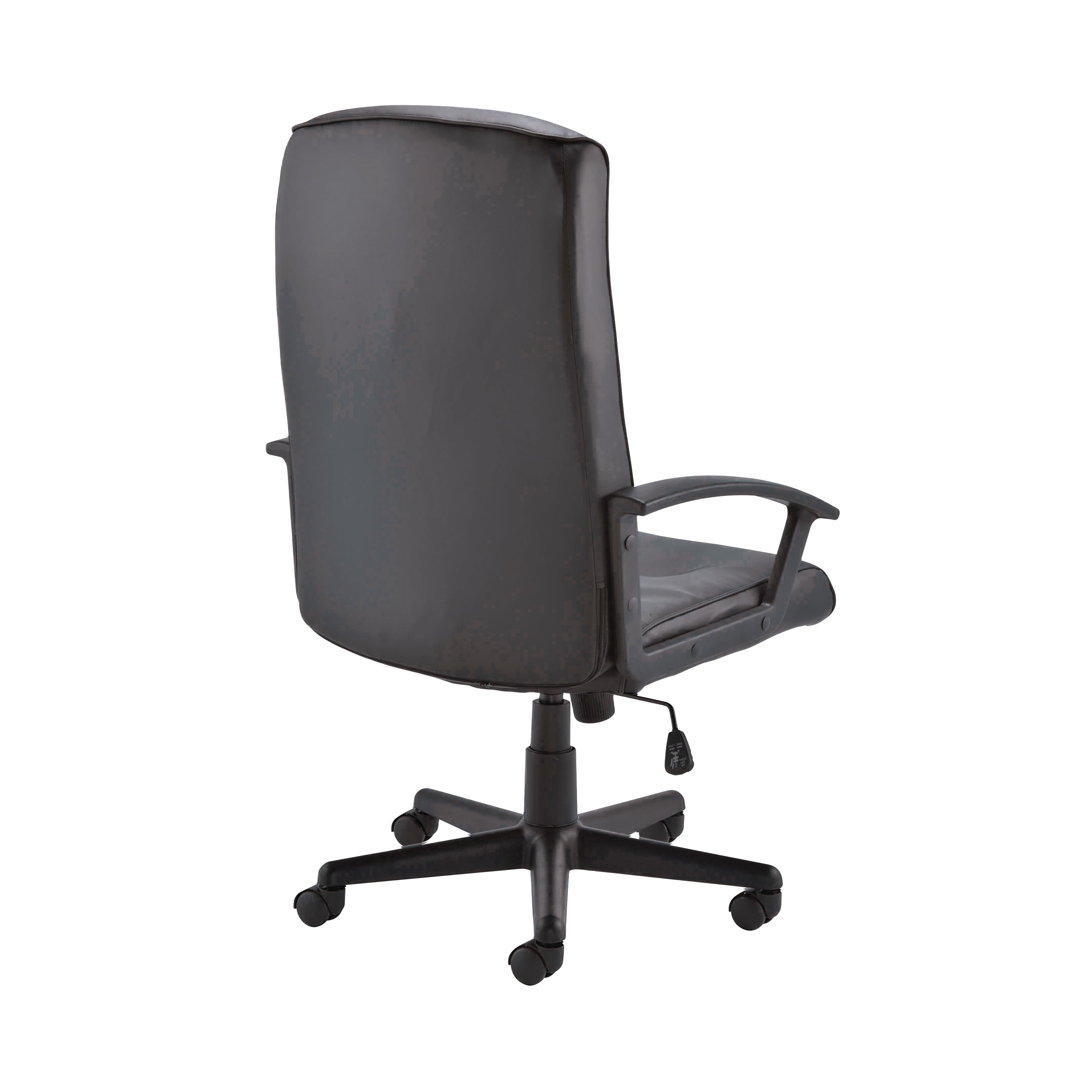Jemini Hudson High Back Executive Chair 650x720x1050-1146mm Leather Look Black Kf72232