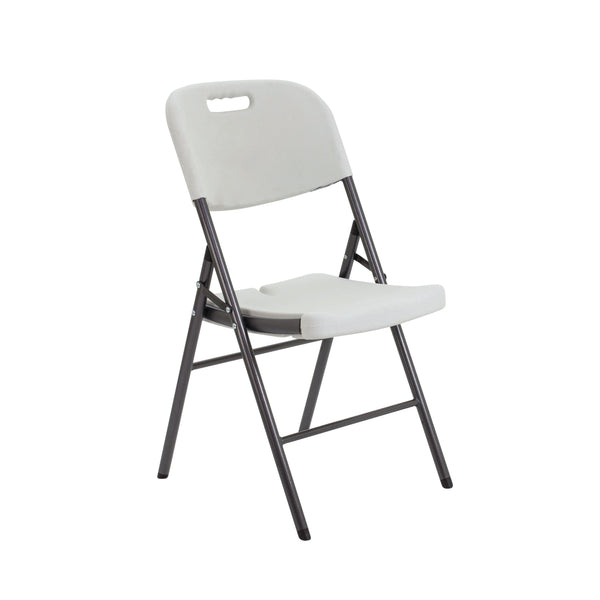 Jemini Lightweight Folding Chair 460x520x830mm White Kf72332