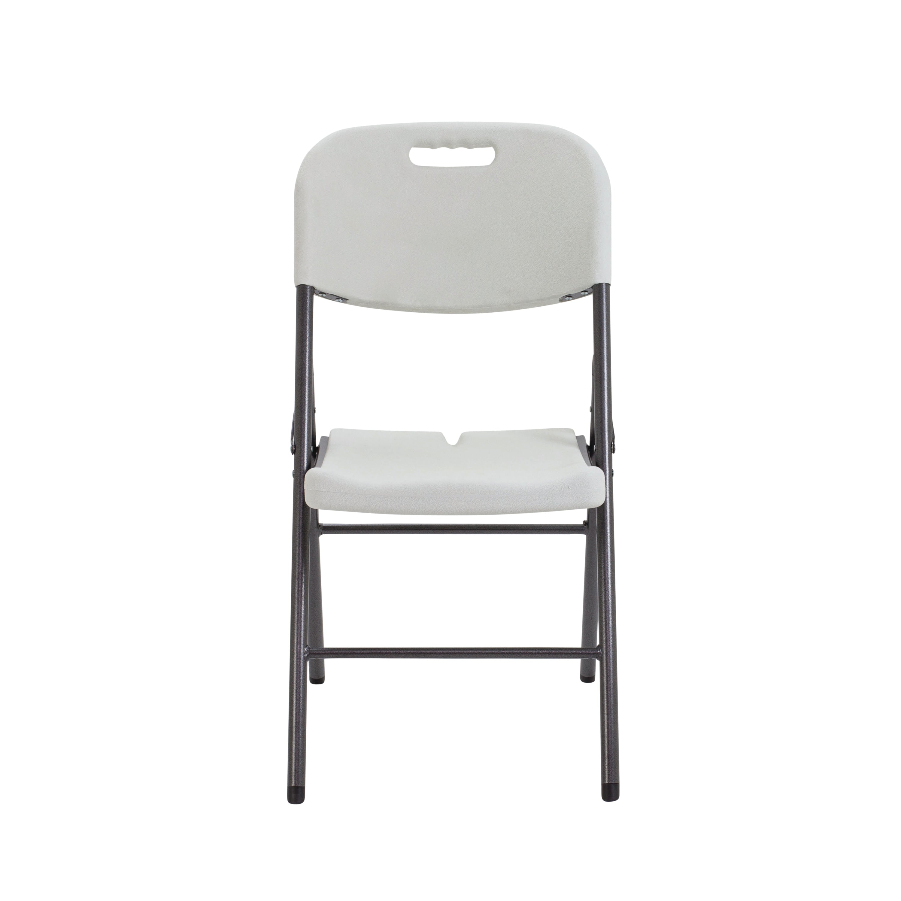 Jemini Lightweight Folding Chair 460x520x830mm White KF72332