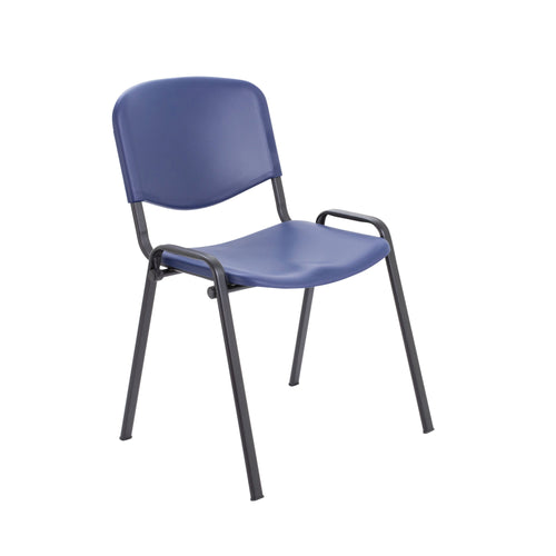 Jemini Multipurpose Stacking Chair Polypropylene 610x535x780mm Blue