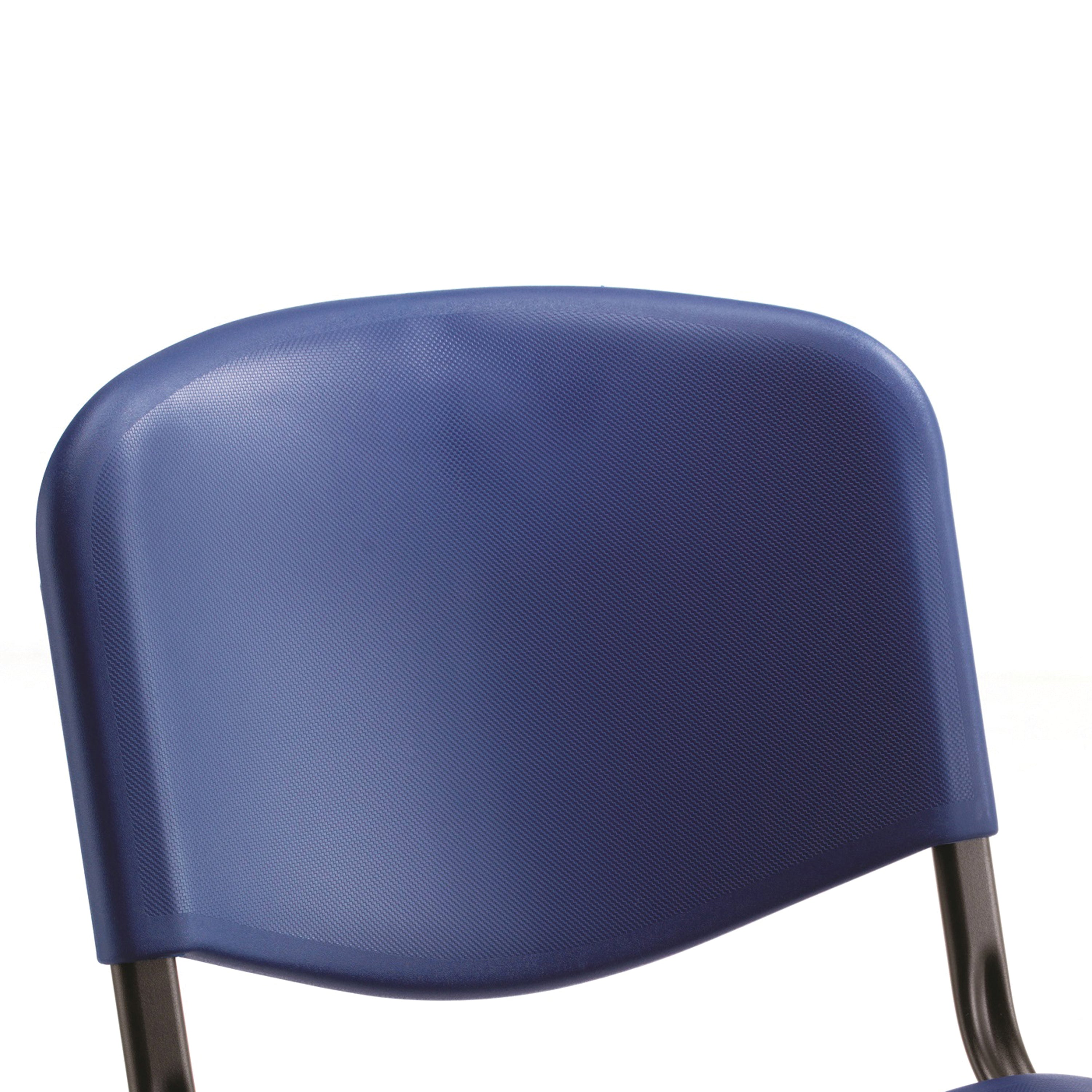 Jemini Multipurpose Stacking Chair Polypropylene 610x535x780mm Blue KF72368