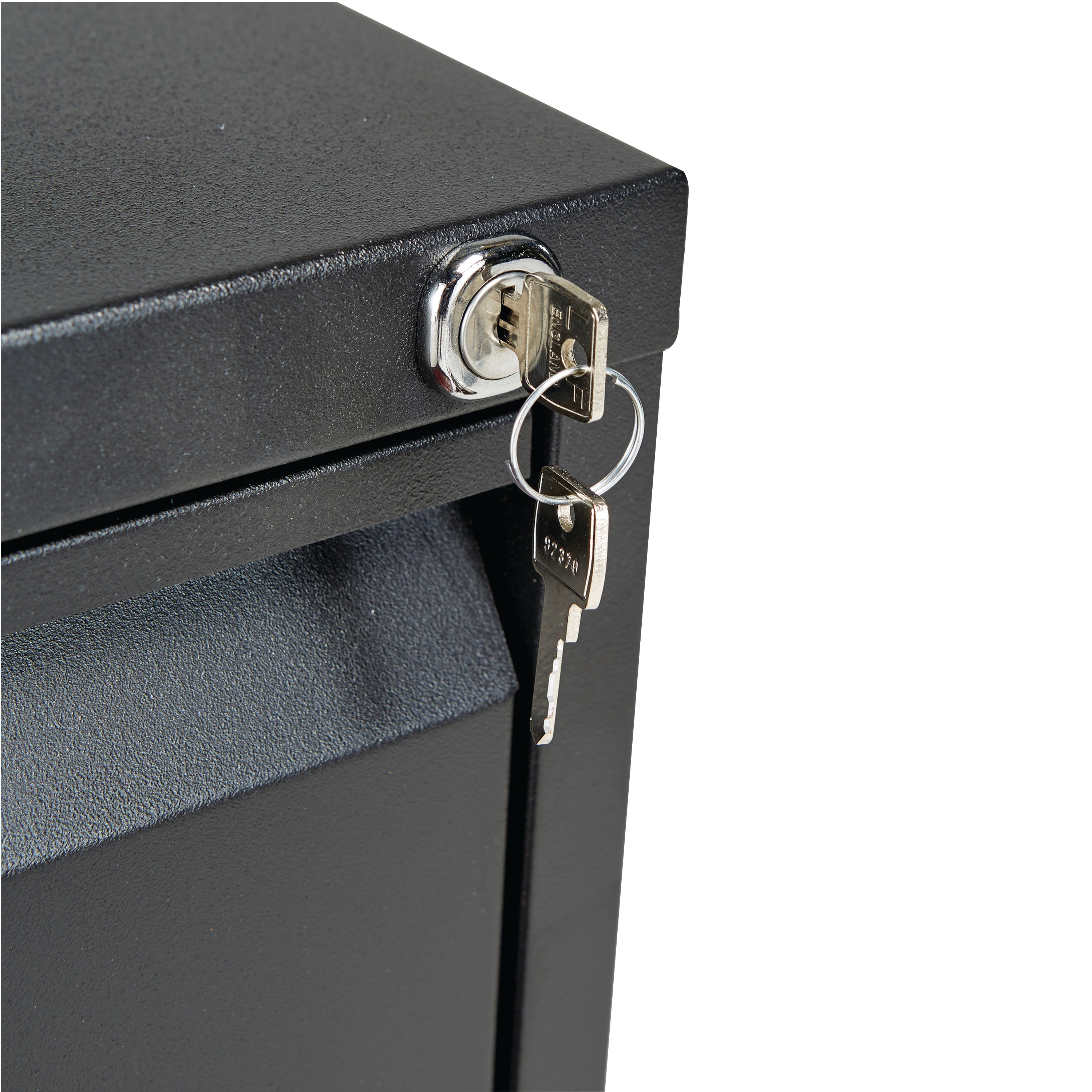 Jemini 3 Drawer Filing Cabinet 470x622x1016mm Black Kf72586