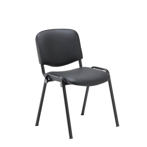 Jemini Ultra Multipurpose Stacking Chair Polyurethane Black Kf72903