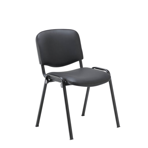 Jemini Ultra Multipurpose Stacking Chair Polyurethane Black Kf72903