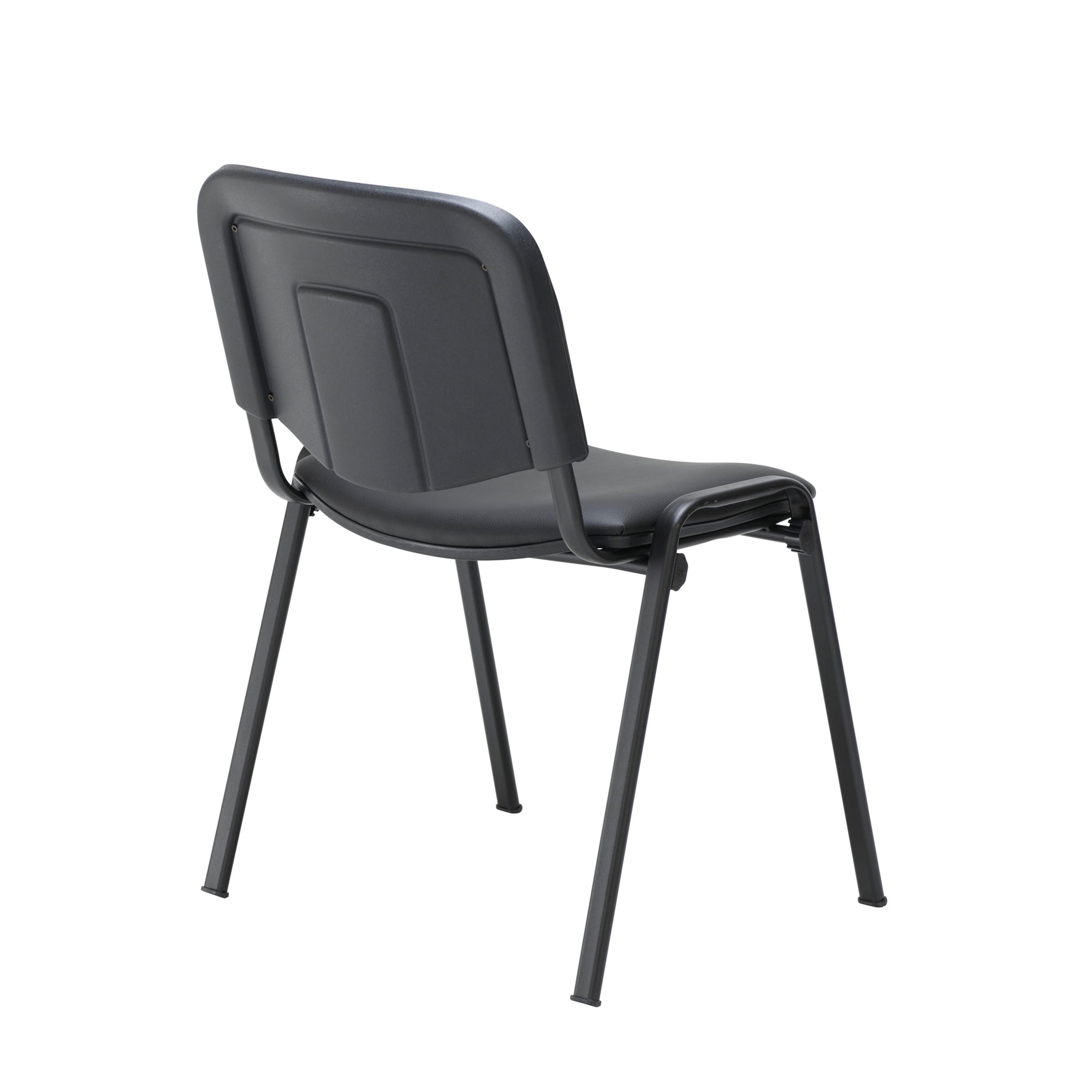 Jemini Ultra Multipurpose Stacking Chair Polyurethane Black Kf72903
