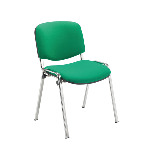 Jemini Ultra Multipurpose Stacking Chair Green/chrome Kf72905