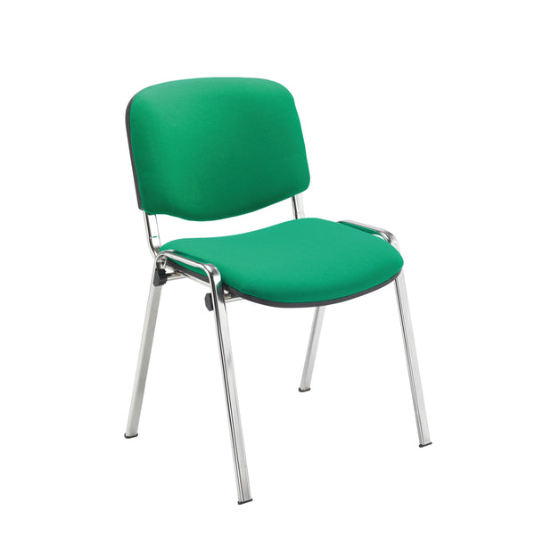 Jemini Ultra Multipurpose Stacking Chair Green/chrome Kf72905