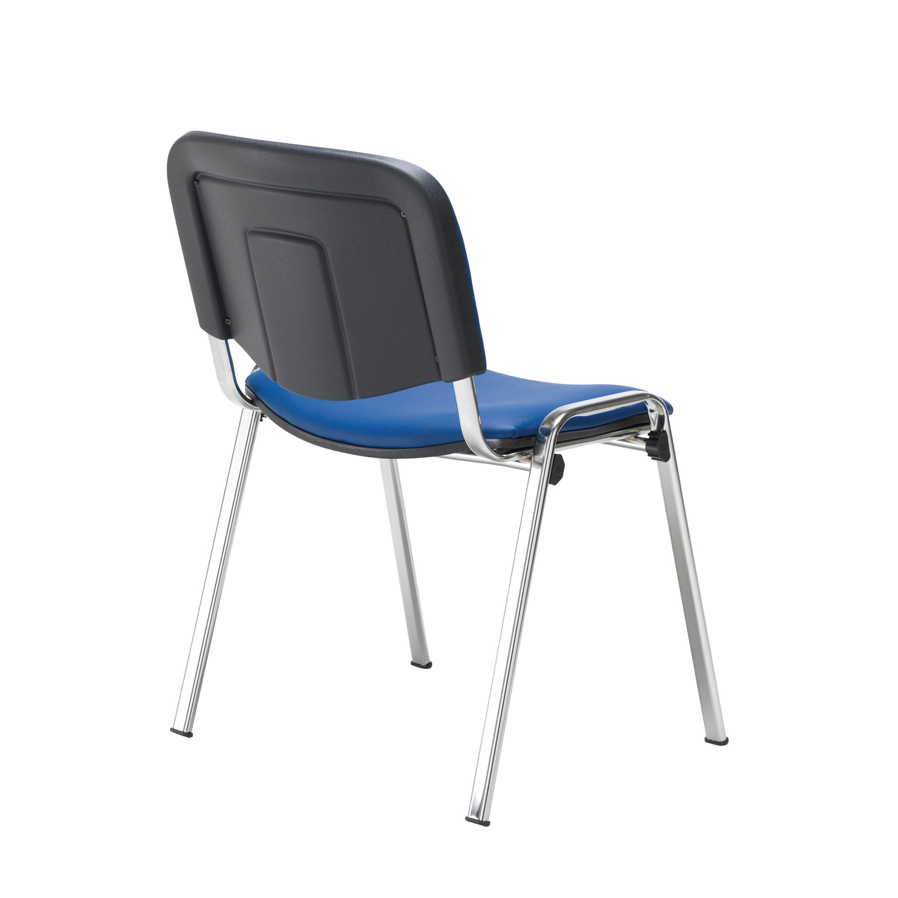 Jemini Ultra Multipurpose Stacking Chair Polyurethane Blue/chrome Kf72906