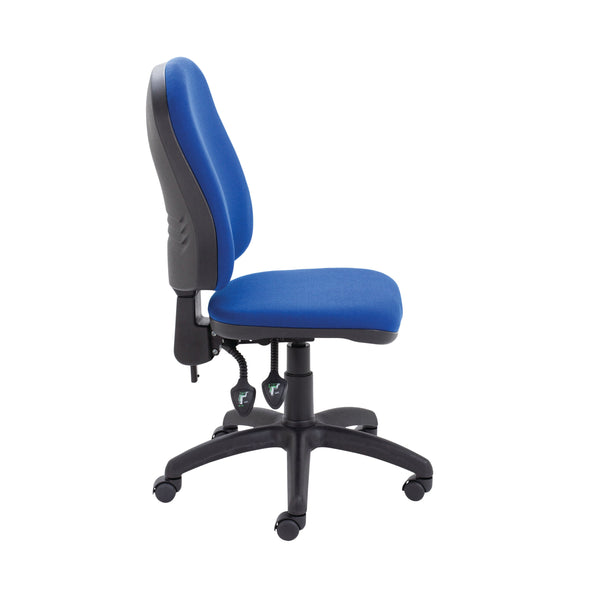 Jemini Teme High Back Operator Chair 640x640x985-1175mm Blue Kf74119