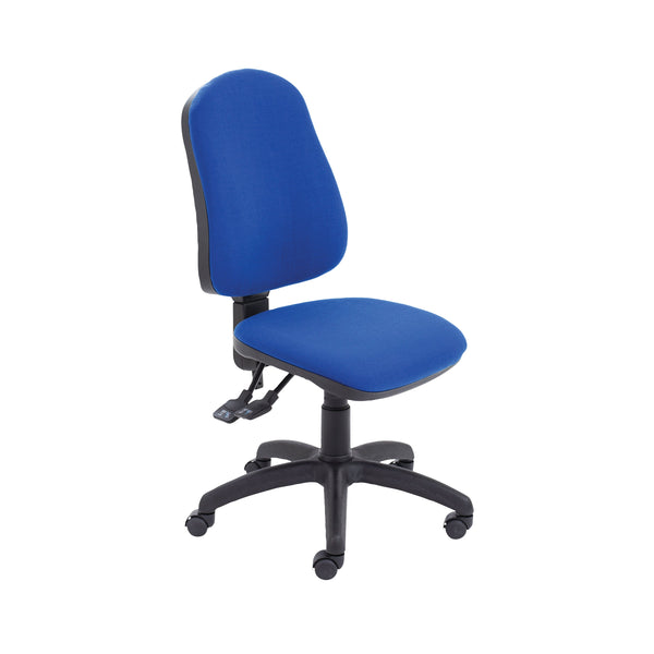Jemini Teme Deluxe High Back Operator Chair 640x640x985-1175mm Blue Kf74121