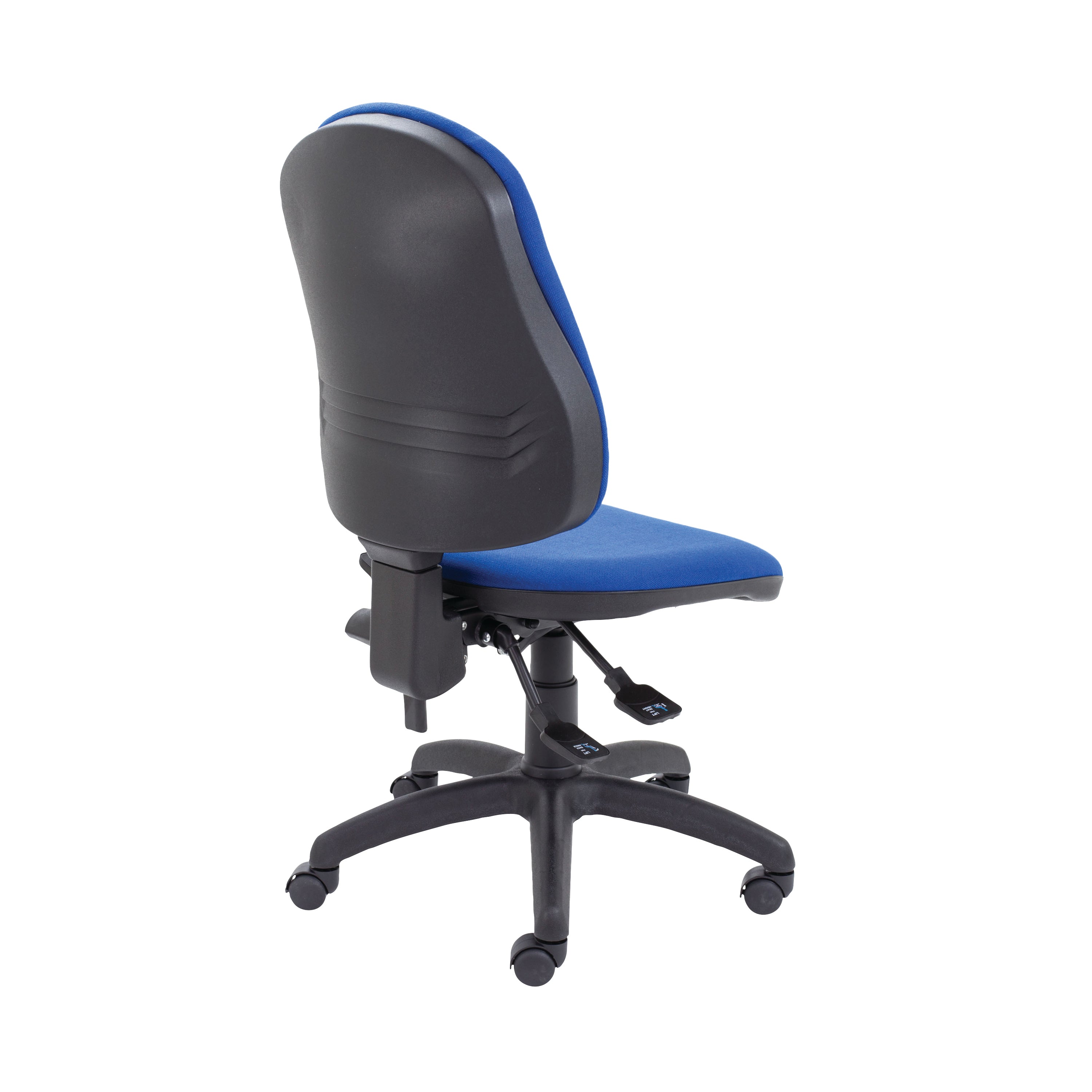 Jemini Teme Deluxe High Back Operator Chair 640x640x985-1175mm Blue Kf74121