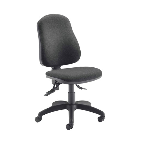 Jemini Teme Deluxe High Back Operator Chair 640x640x985-1175mm Charcoal Kf74122