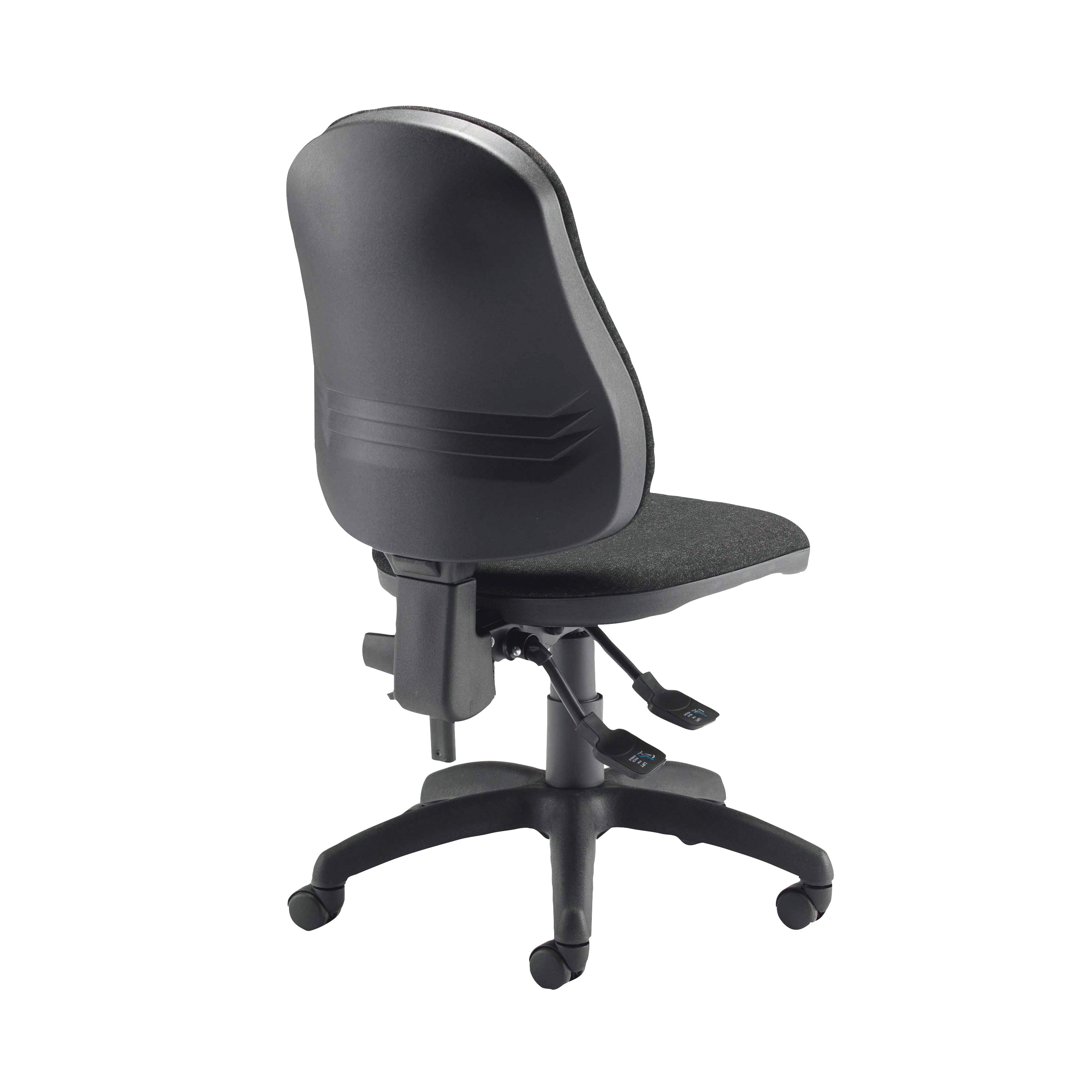 Jemini Teme Deluxe High Back Operator Chair 640x640x985-1175mm Charcoal Kf74122
