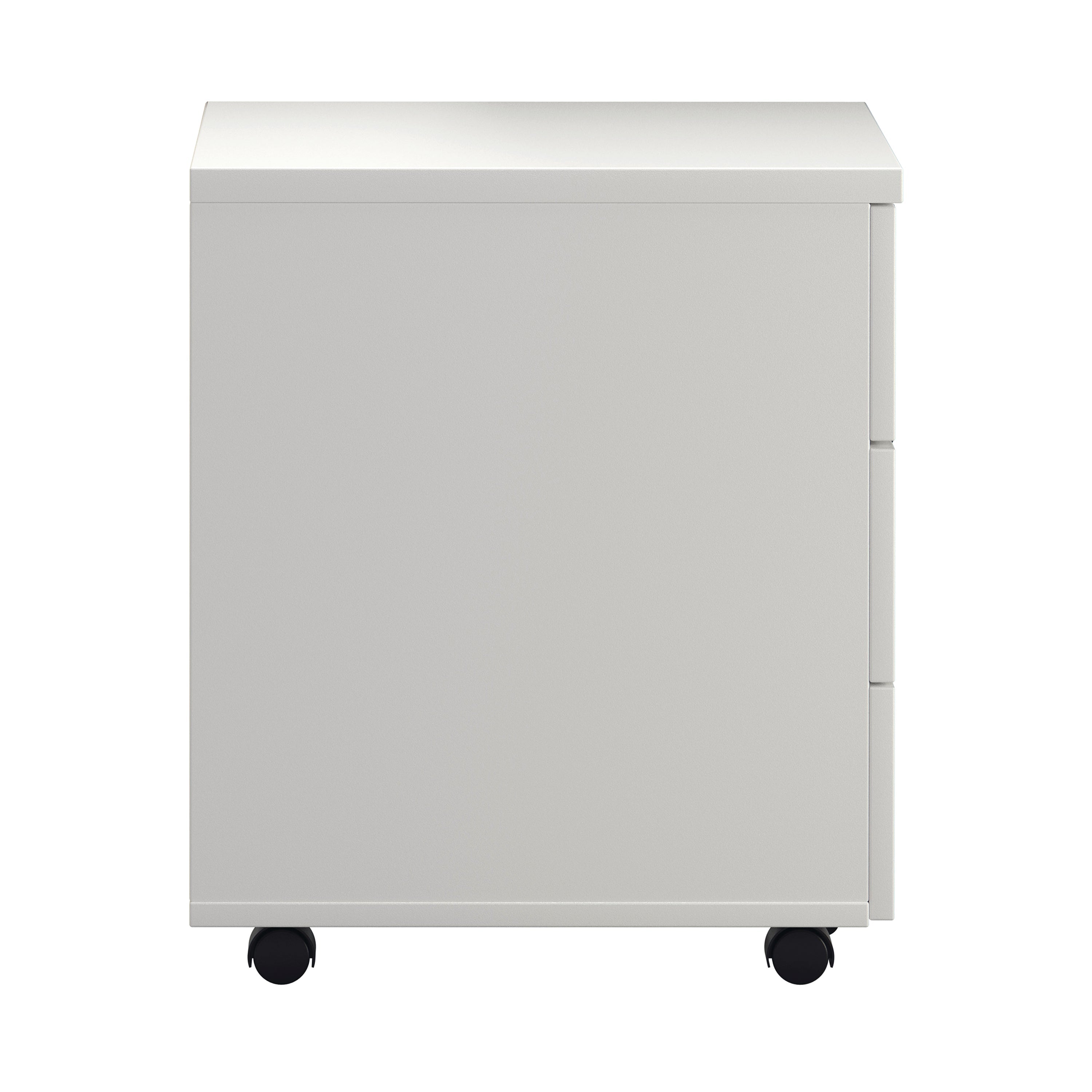 Jemini 3 Drawer Mobile Pedestal 400x500x595mm White Kf74148