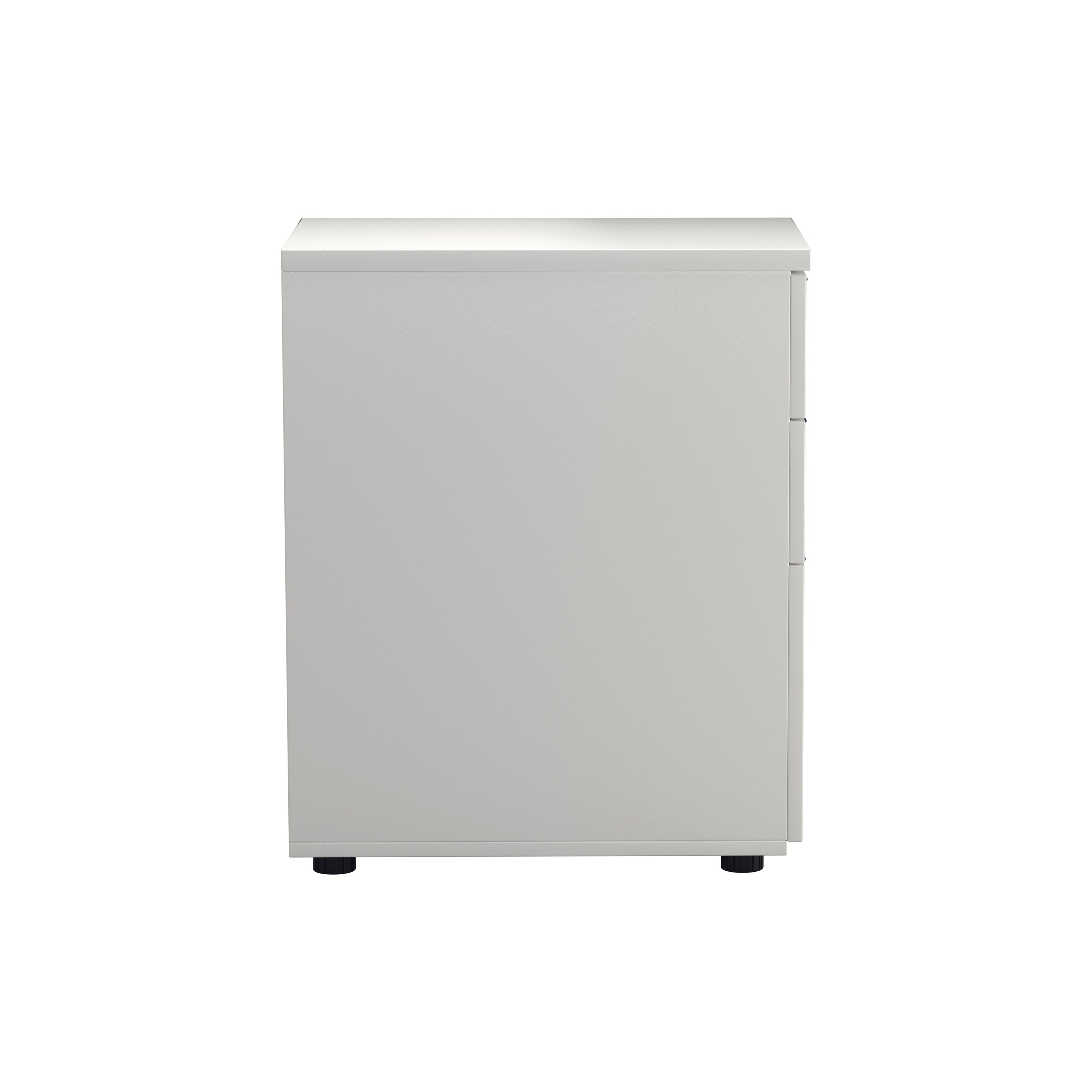 Jemini 3 Drawer Desk High Pedestal 404x800x730mm White Kf74150