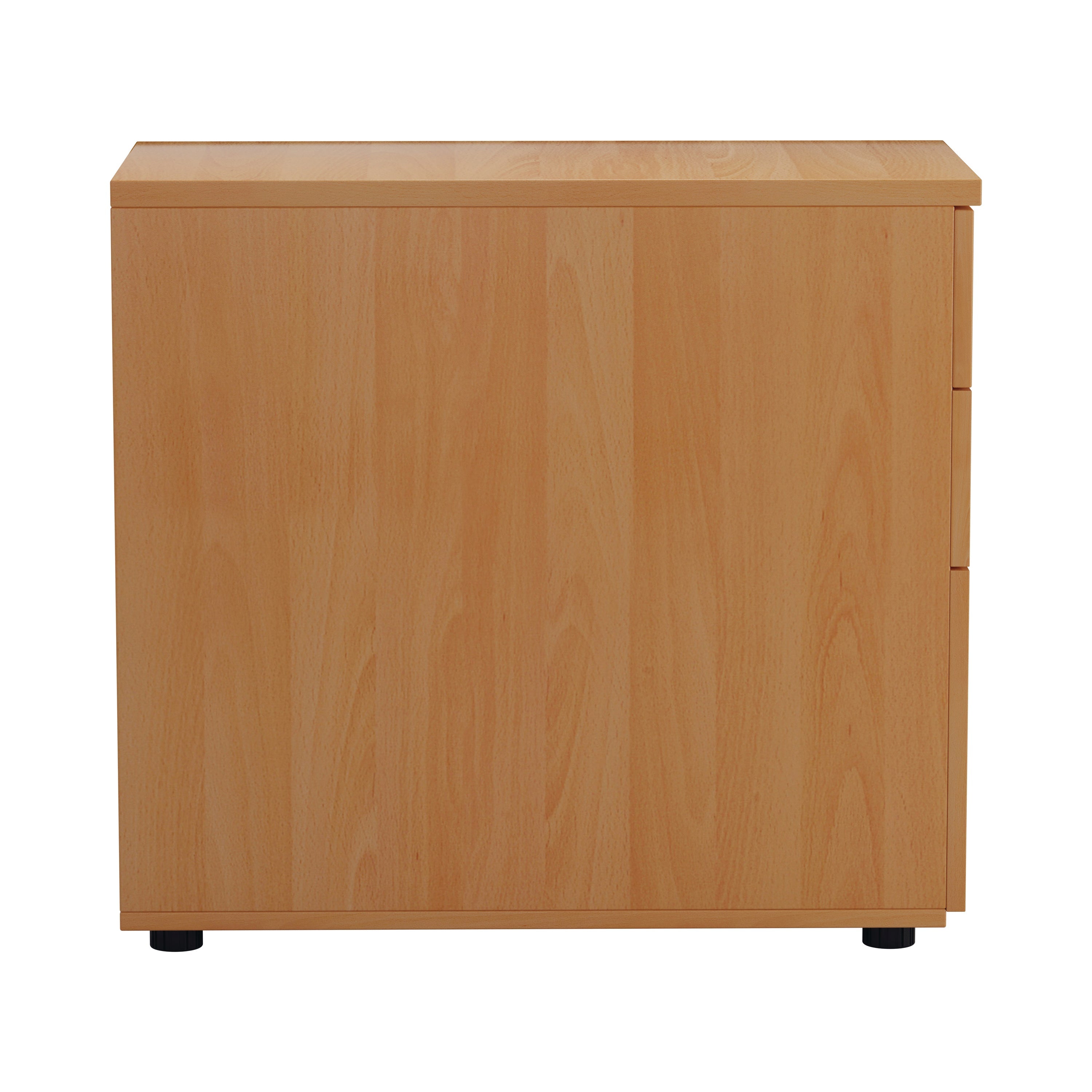 Jemini 3 Drawer Desk High Pedestal 404x800x730mm Beech Kf74482