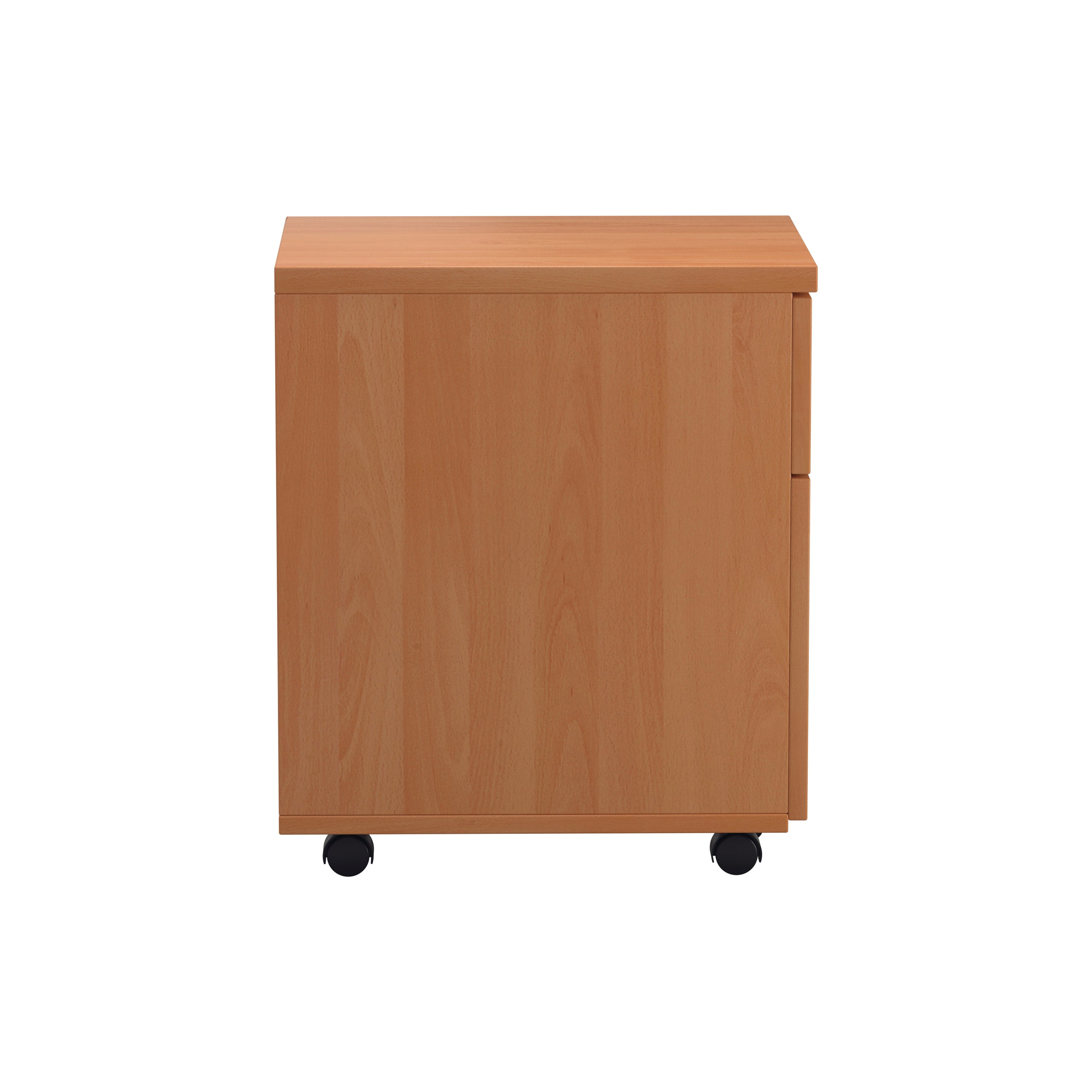 Jemini 2 Drawer Mobile Pedestal 404x500x595mm Beech Kf74483