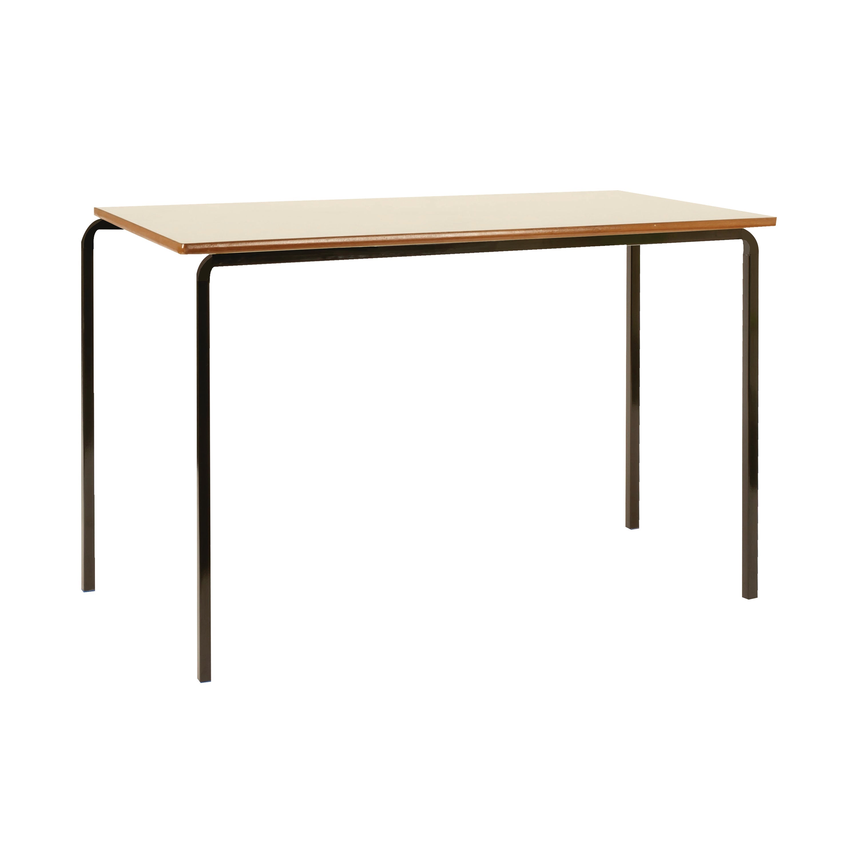 Jemini Mdf Edged Classroom Table 1100x550x760mm Beech/black – (Pack of 4)