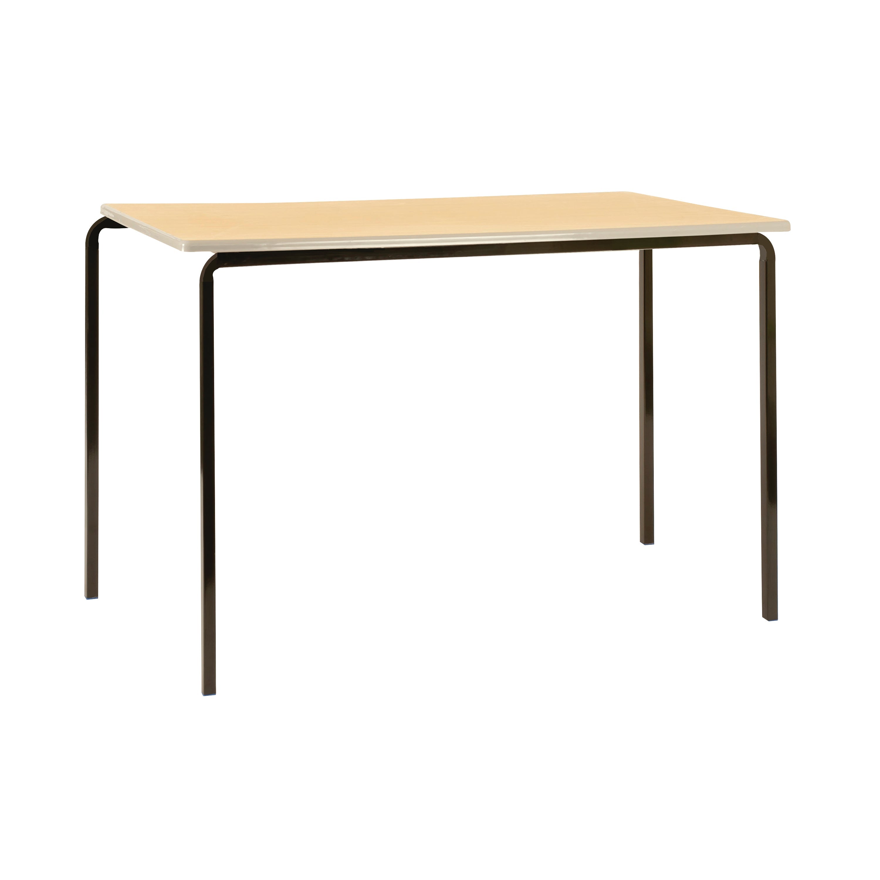 Jemini Mdf Edged Classroom Table 1100x550x590mm Beech/silver – (Pack of 4)