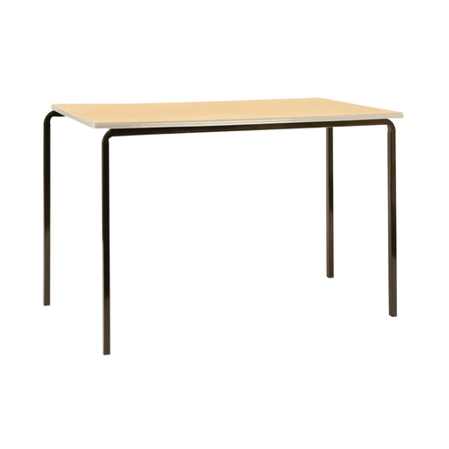 Jemini Mdf Edged Classroom Table 1100x550x590mm Beech/silver – (Pack of 4)