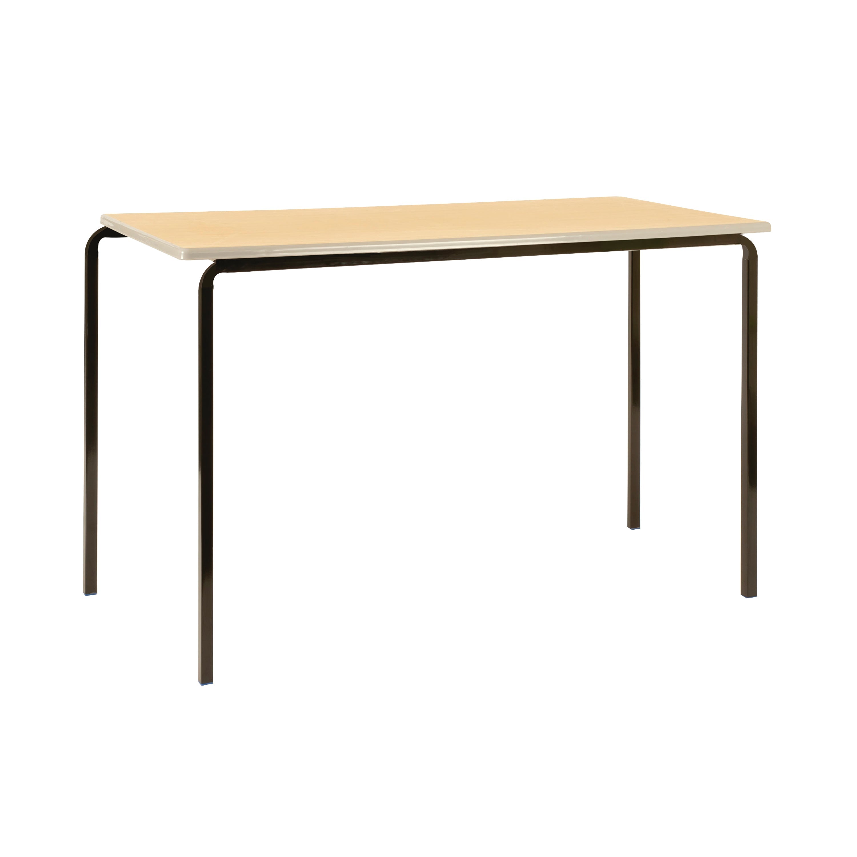 Jemini Mdf Edged Classroom Table 1200x600x590mm Beech/silver – (Pack of 4)