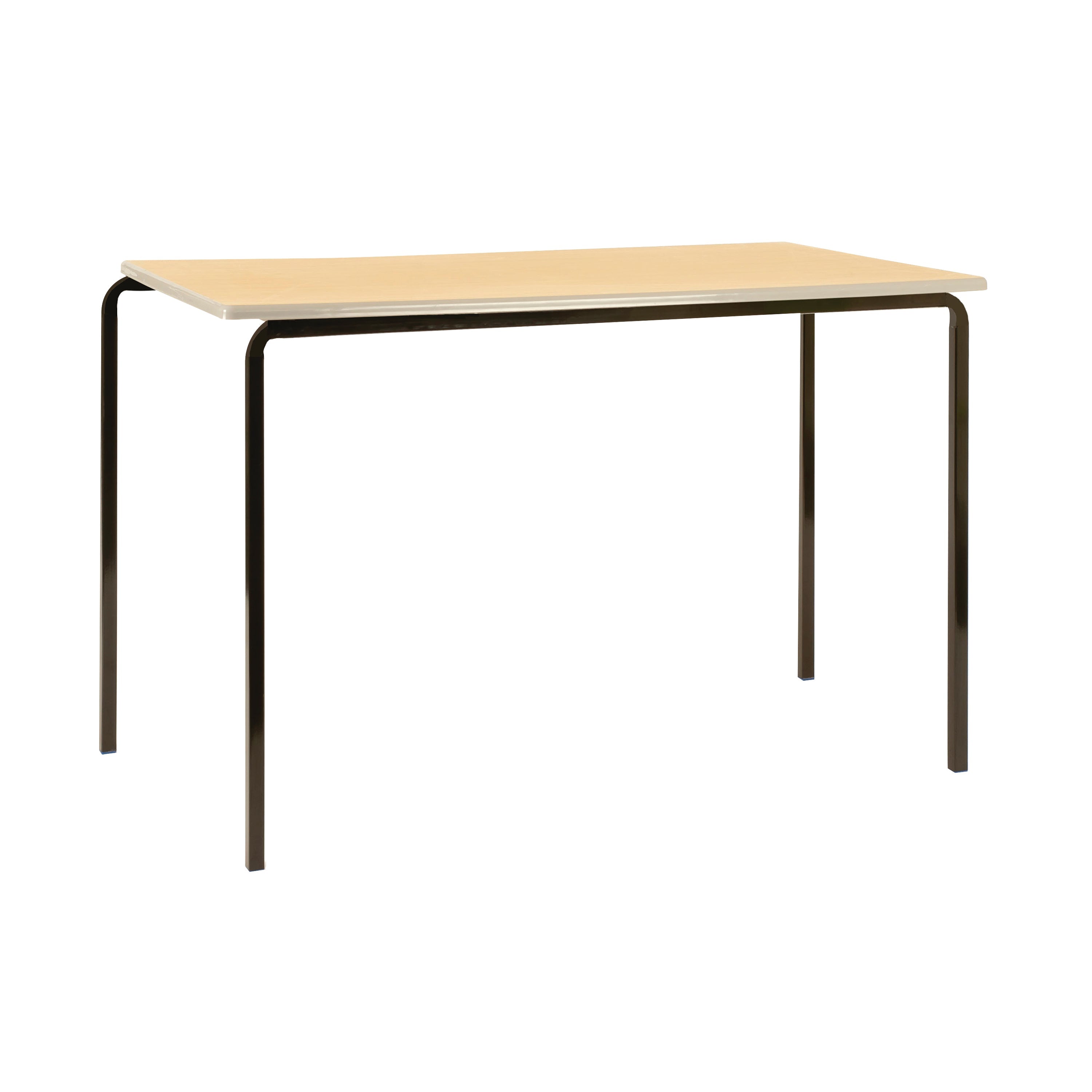 Jemini Mdf Edged Classroom Table 1200x600x710mm Beech/silver – (Pack of 4)