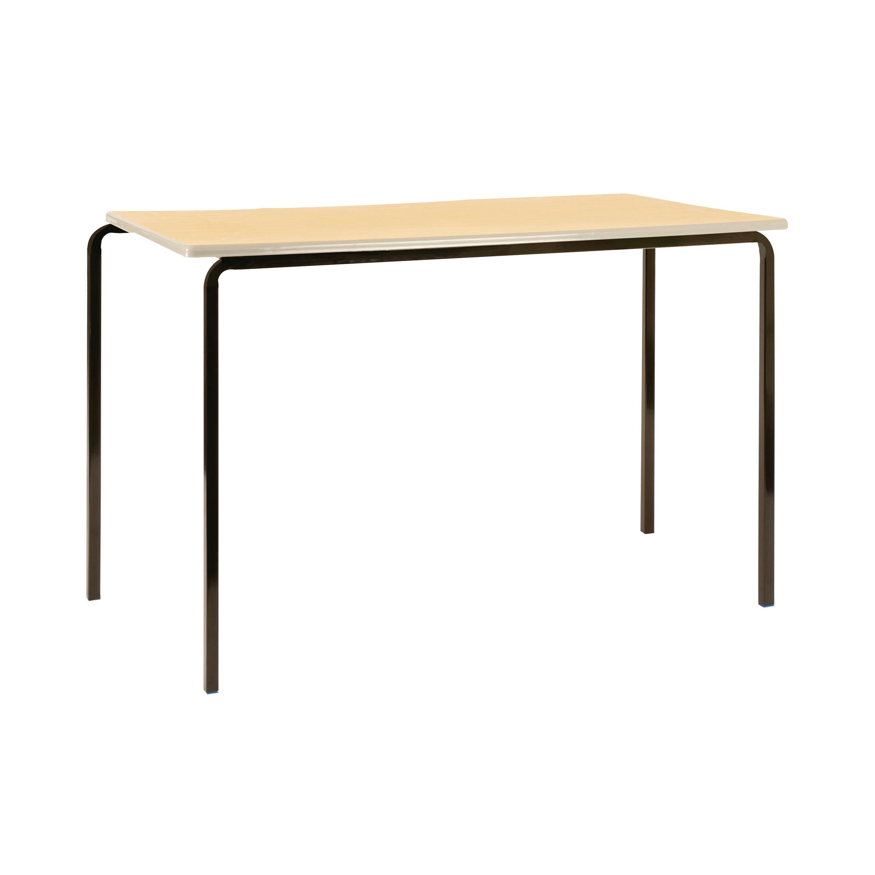 Jemini MDF Edged Classroom Table 1100x550x760mm Beech/Silver (Pack of 4) KF74560