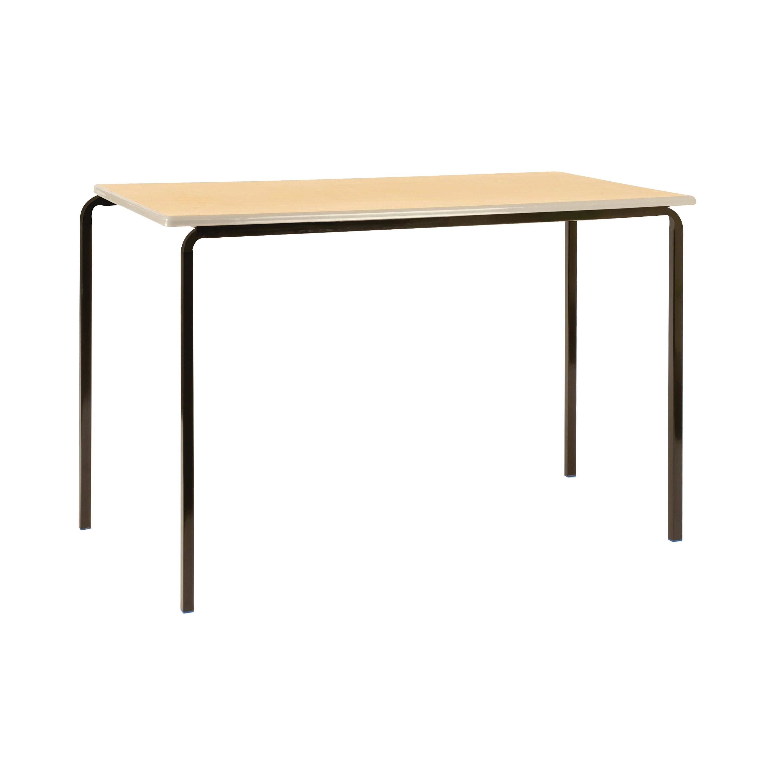 Jemini Mdf Edged Classroom Table 1200x600x760mm Beech/silver – (Pack of 4)