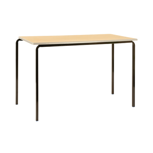 Jemini Mdf Edged Classroom Table 1200x600x760mm Beech/silver – (Pack of 4)