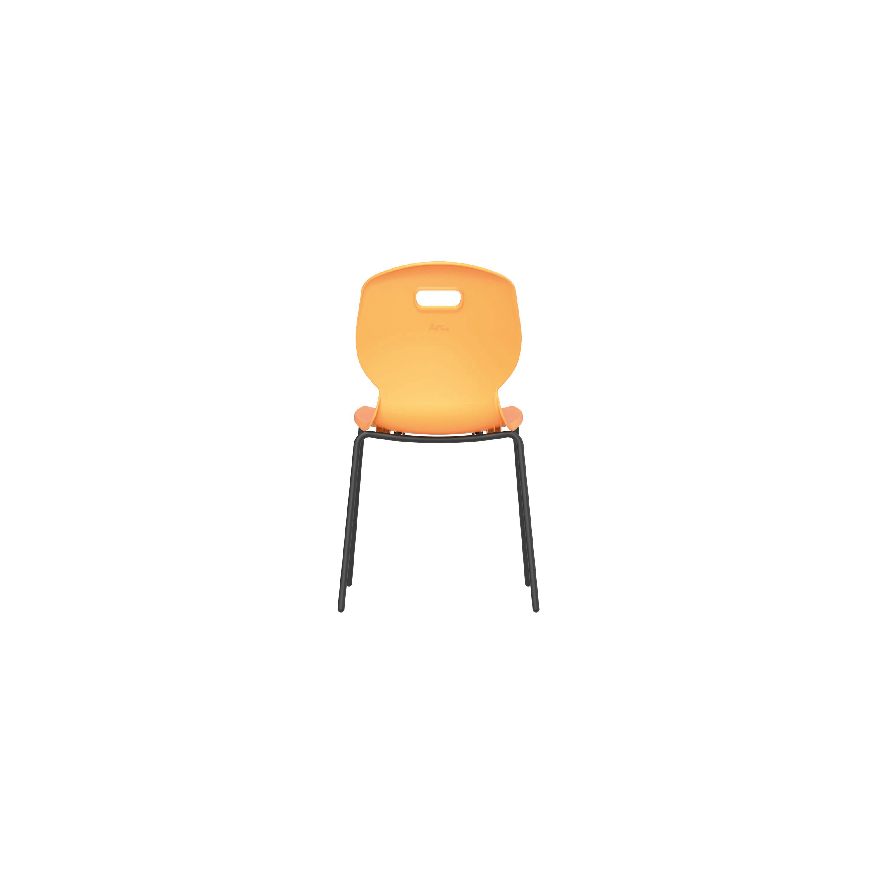 Titan Arc Four Leg Classroom Chair Size 5 Marigold KF77794