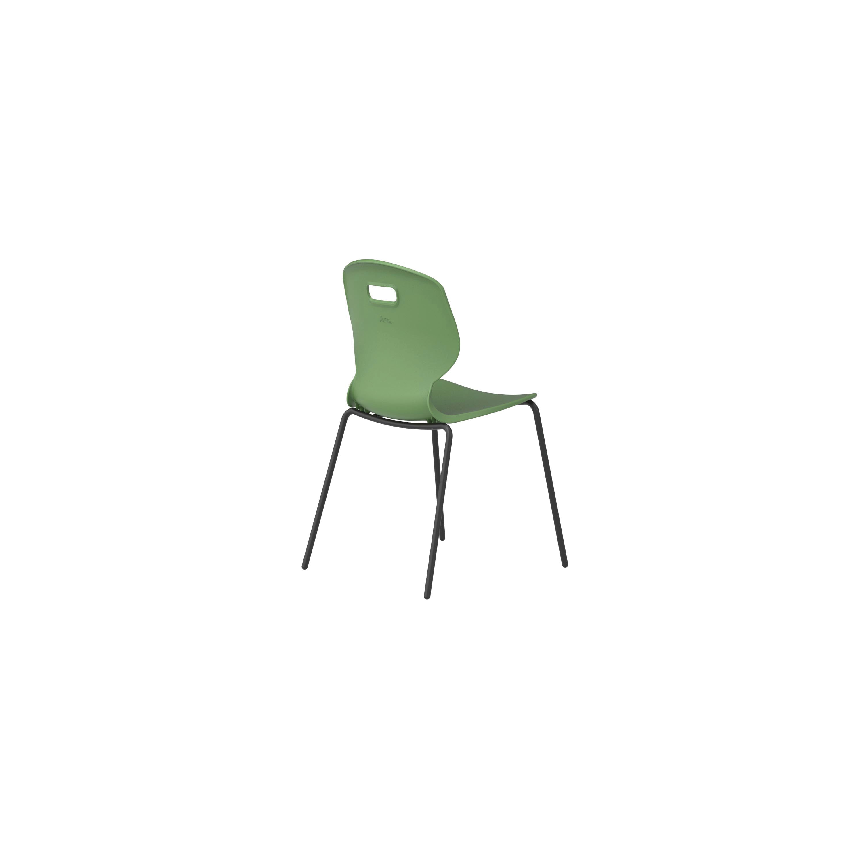 Titan Arc Four Leg Classroom Chair Size 6 Forest Kf77798