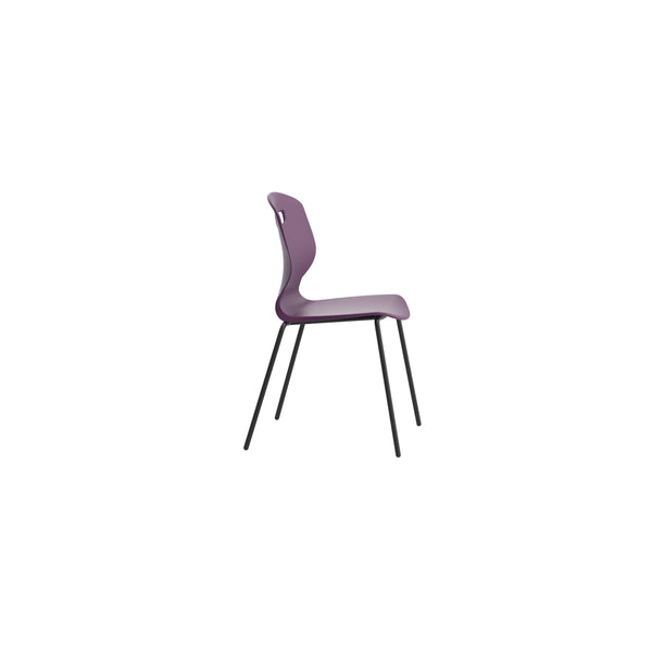 Titan Arc Four Leg Classroom Chair Size 6 Grape Kf77799