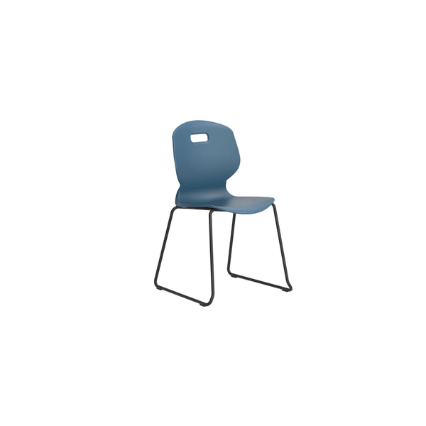 Titan Arc Skid Base Chair Size 5 Steel Blue Kf77809