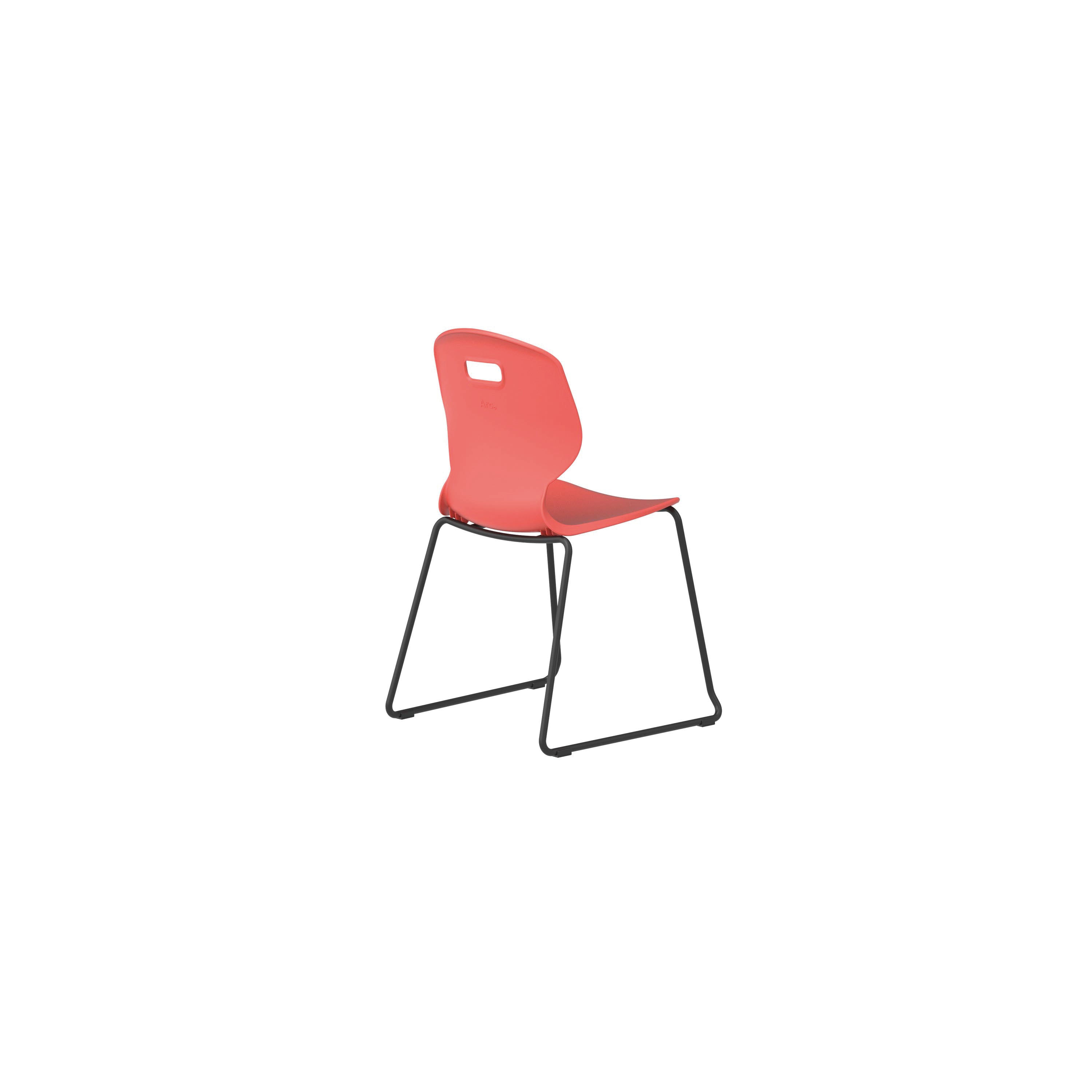 Titan Arc Skid Base Chair Size 6 Coral Kf77811