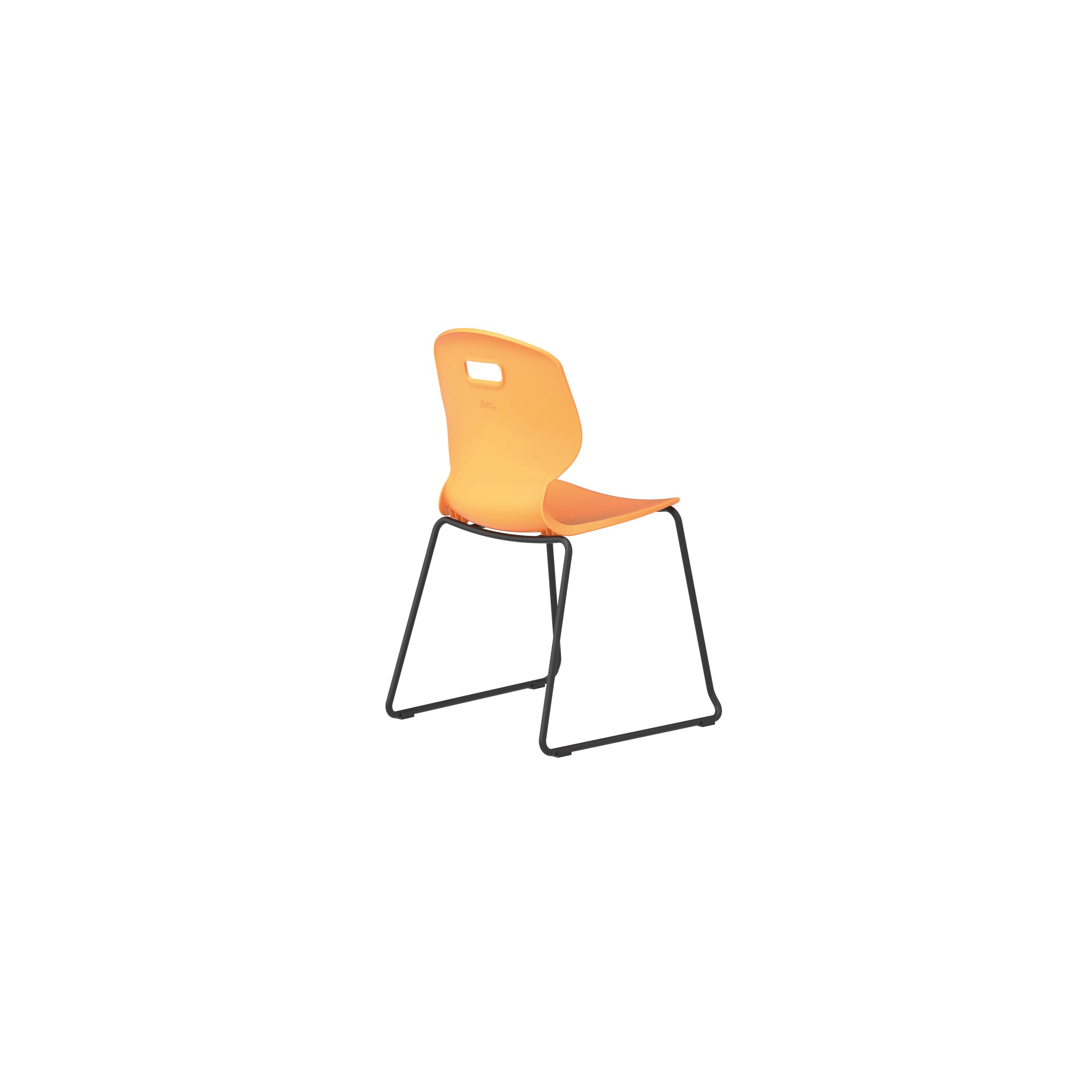 Titan Arc Skid Base Chair Size 6 Marigold Kf77815