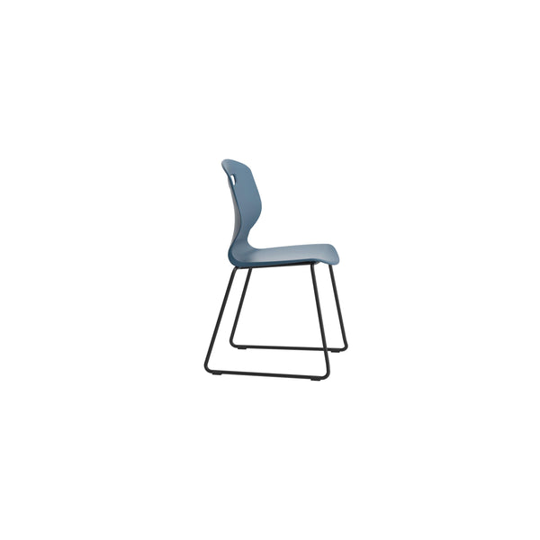 Titan Arc Skid Base Chair Size 6 Steel Blue Kf77816
