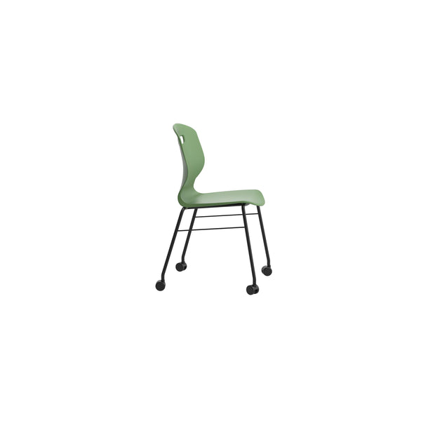 Titan Arc Mobile Four Leg Chair Size 6 Forest Kf77833