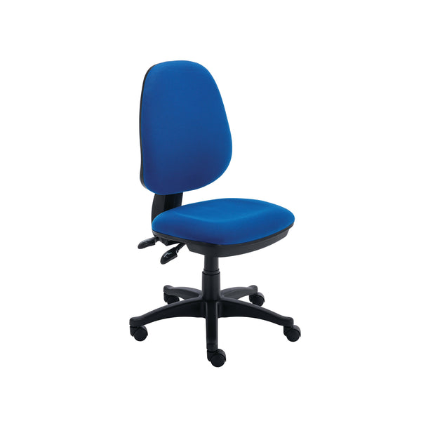 Polaris Nesta Operator Chair 2 Lever Upholstered 590x555x1090mm Royal Blue Kf77947