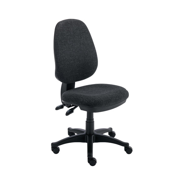 Polaris Nesta Operator Chair 2 Lever Upholstered 590x555x1090mm Charcoal Kf77948